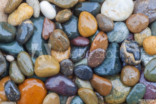 Picture of Colorful of River Rock